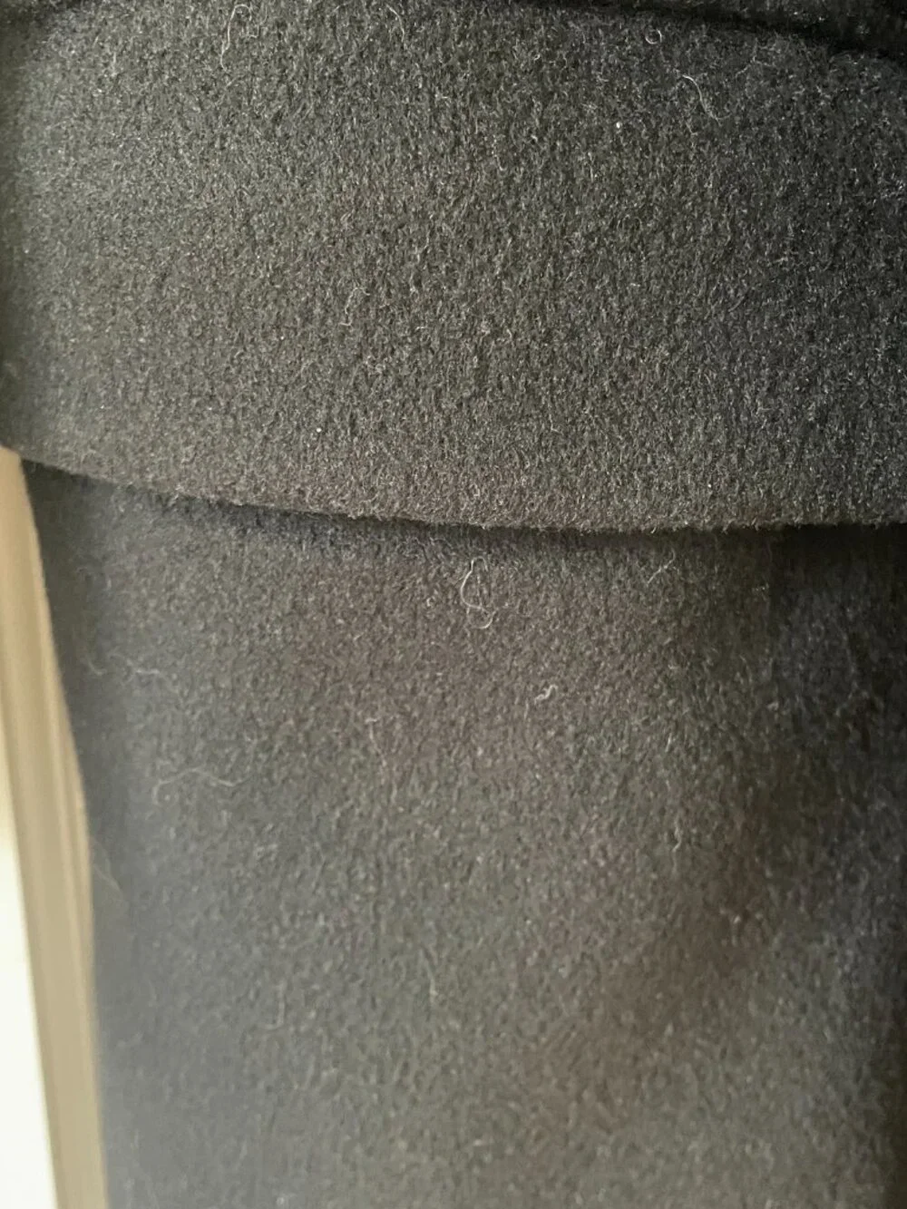 London Fog Black Double-Breasted Pea Coat Size 10 Wool - Picture 6 of 9